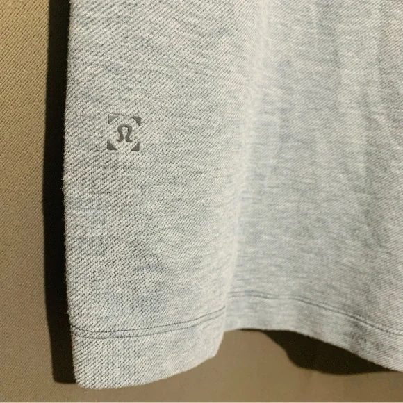 Lululemon Polo Mens Blue Evolution Golf Shirt Tech Performance Stretch - Picture 4 of 6